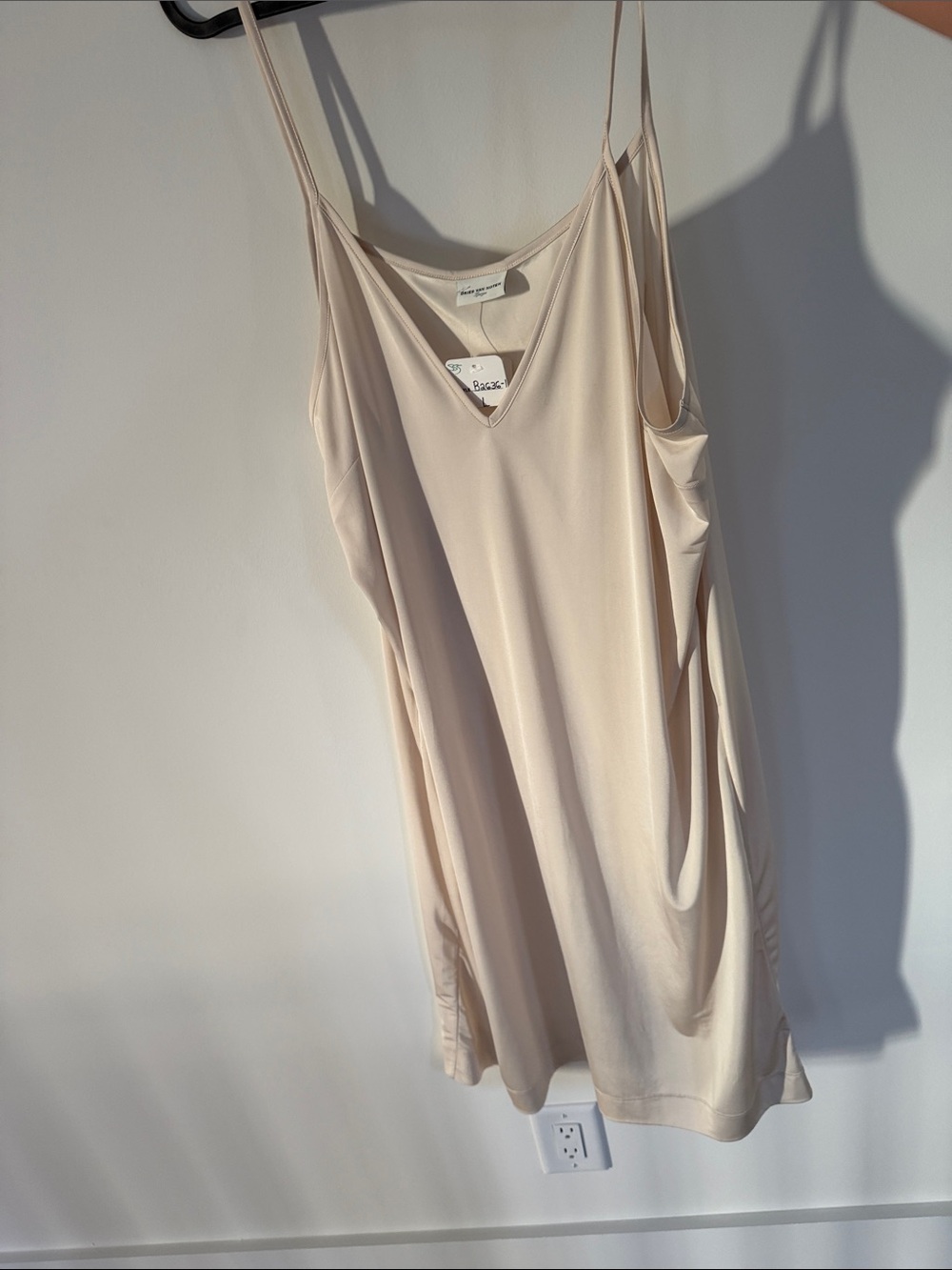 NWT dries van noten hunia slip camisole dress sz L ecru $350 - Picture 6 of 9